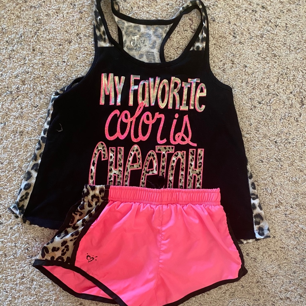 Justice tank and Shorts